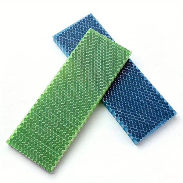 Knife DIY Material Glow-in-the-dark Resin Material Honeycomb Resin Plate Tool Handle Resin Honeycomb Patch Tool Handle Material - 图片 5