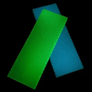 Knife DIY Material Glow-in-the-dark Resin Material Honeycomb Resin Plate Tool Handle Resin Honeycomb Patch Tool Handle Material