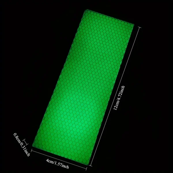Knife DIY Material Glow-in-the-dark Resin Material Honeycomb Resin Plate Tool Handle Resin Honeycomb Patch Tool Handle Material - 图片 4