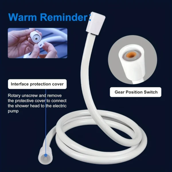 Portable USB Rechargeable shower head, Multi-Purpose Watering System,Garden Hose Nozzle with US Standard Connector for Outdoor - 图片 4